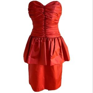 Antonia Collection Sz 8 Vintage Red Prom Dress